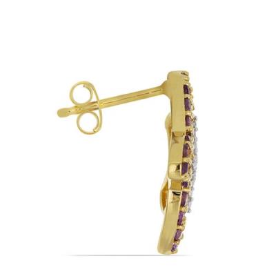 BUY NATURAL BRAZILIAN AMETHYST STARFISH EARRINGS IN 925 STERLING SILVER – BULK JEWELRY SUPPLIER USA & EUROPE | JEWELPIN